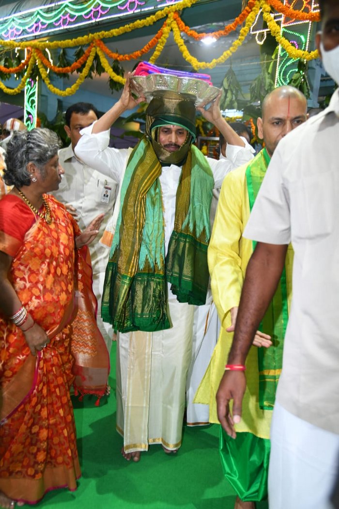 CM Jagan in Tirumala